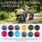 Preview: BAMBINIWELT universaler Sonnenschirm für Kinderwagen/Buggy UNI (rund)